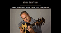 Desktop Screenshot of martinparismusic.com