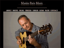 Tablet Screenshot of martinparismusic.com